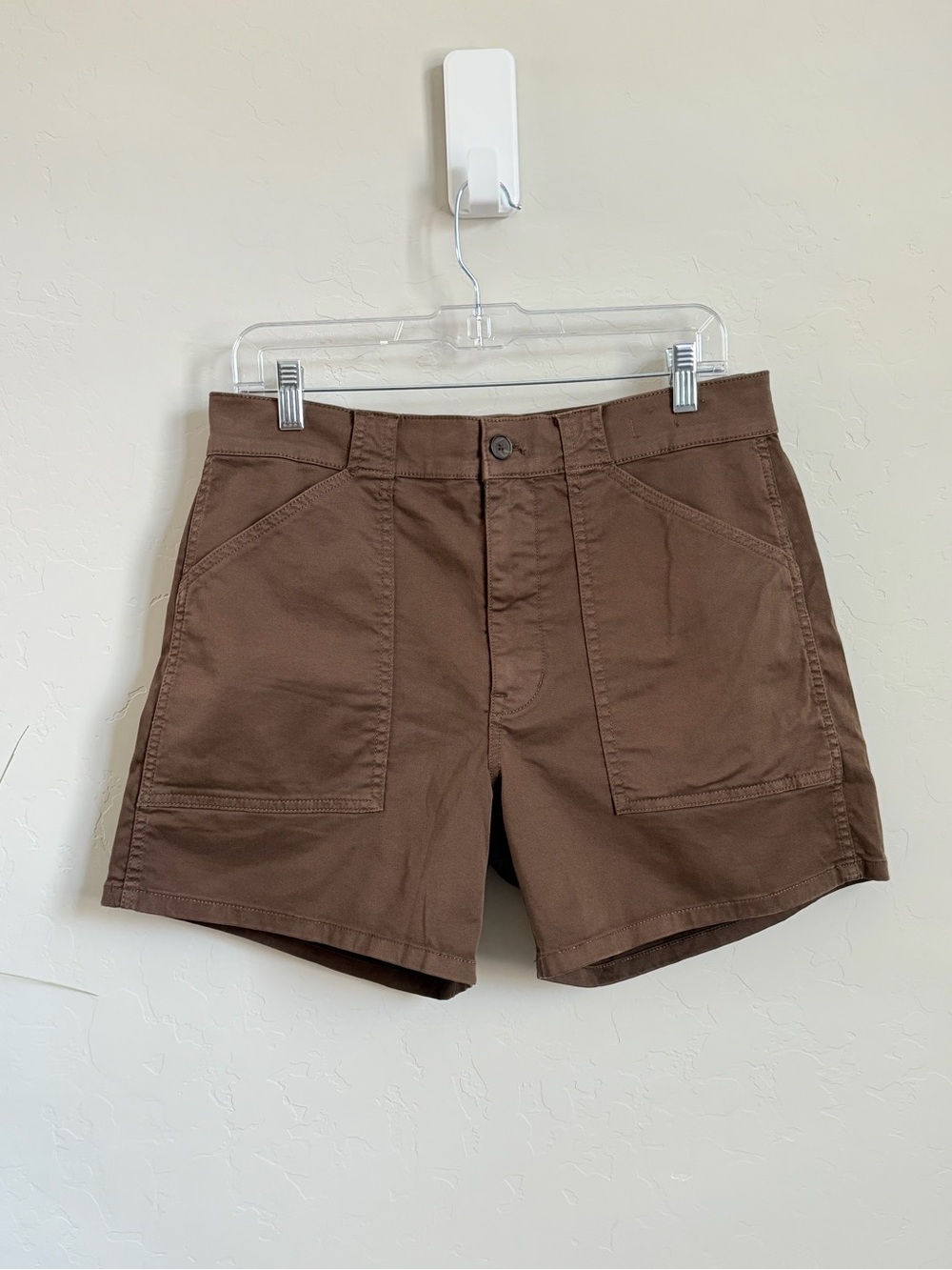Madewell Essex Baggy Utility Shorts Brown Size 28 Workwear